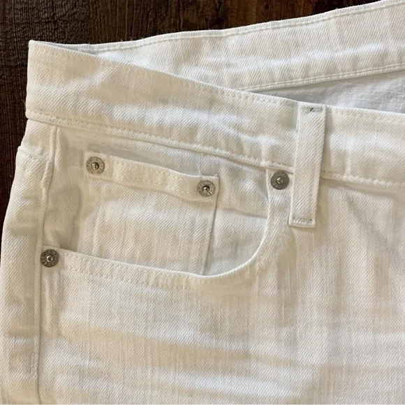 J. Crew Slim Broken In Boyfriend Jeans White Size 31T - Picture 5 of 10
